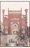 Entrance to the Badshahi Mosque